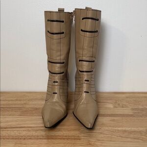Vintage | M.C. & POWER | made in Portugal | pure quality | tan leather boots